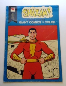 Shazam Oversized Malbuch (1975 DC Comics Whitman) Rarität unbenutzt Vintage - Bild 1 von 3