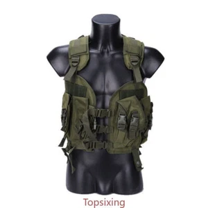 97 Seal Chest Rig Tactical Vest 900D Oxford Fabric CQB LBV Modular Protective - Bild 1 von 23