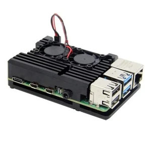 For 4 model B/B + Universal aluminum case with free double fan Case - Picture 1 of 5