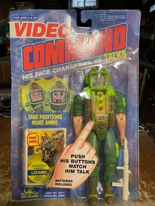 Toy Island Video Command Lizard Action Figure 1992 MOC NIP - Picture 1 of 4