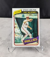 Steve Carlton 1980 Topps All Star Baseball Card Philadelphia Phillies