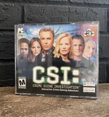 Crime Scene Investigation CSI PC Game 2003 Interactive Game Rare CD ROM Computer - Image 1 of 4
