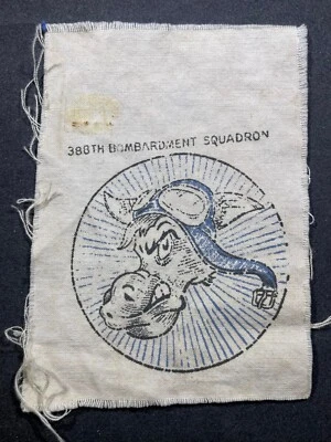 GERMAN MADE WW2 WWII Military US Army Air Force 388th Bombardment Squadron Patch - Image 1 of 2