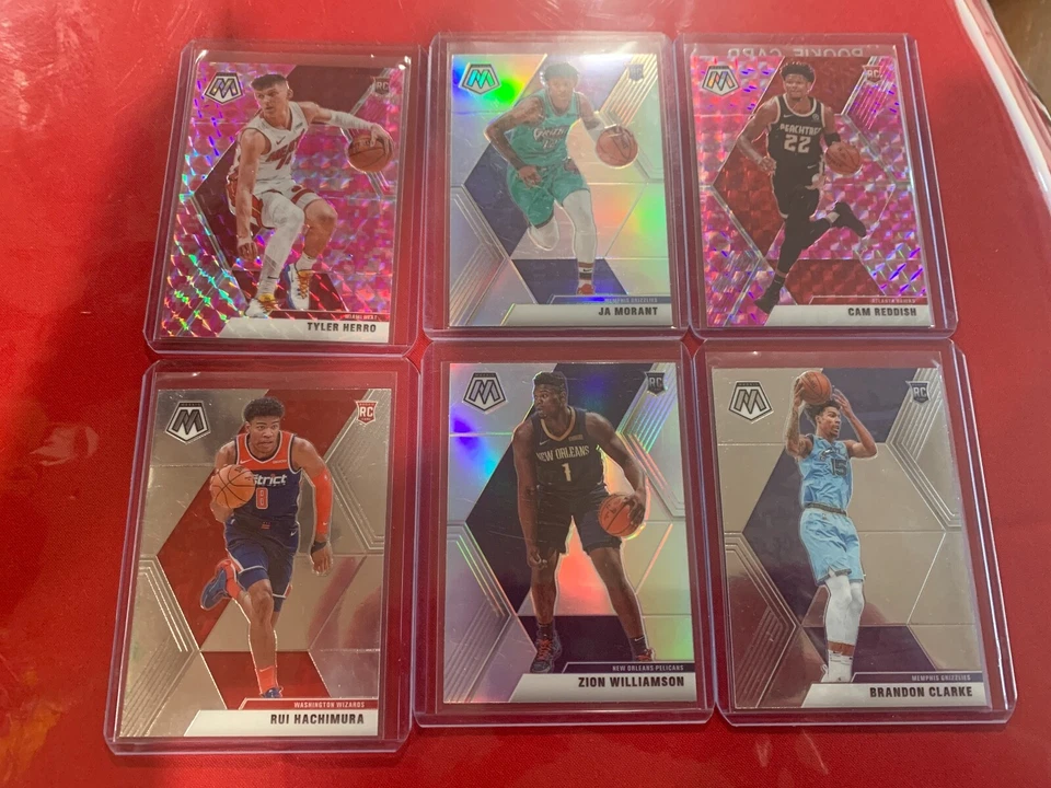 2019-20 Panini Mosaic ROOKIE Basketball Base Pink Green Silver Invest! - Image 1 of 1
