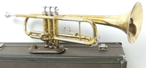 CONN 77B CONNQUEST 1972🎺- Trumpet Bb EXTRAS mouthpiece & DELUXE Case SN R13880 - Picture 1 of 19