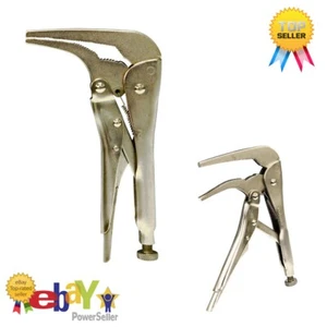 Rolson 180mm Offset Bent Nose Locking Pliers - Picture 1 of 1