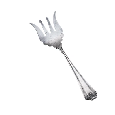 Raro tenedor de sardina esterlina Baker Manchester raro 1914 Pat. No. 1, sin mono Foto 1 de 4