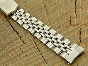 Kestenmade Vintage NOS Unused Stainless Steel Deployment Clasp Watch Band 13mm