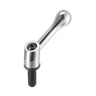 M10 x 25mm Adjustable Clamping Handle Lever Thread Ratchet Male Threaded Stud