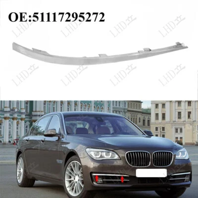 Moldura cromada delantera lateral del pasajero para BMW 740i/750i parachoques 2013-2015 Foto 1 de 4