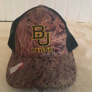 Collegiate Headgear Mossy Oak Baseball cap Baylor Bears new Camo - Picture 1 of 2