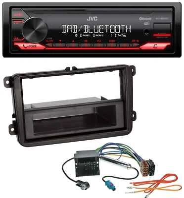 JVC Bluetooth USB DAB MP3 Autoradio für VW Transporter T5 T6 Caravelle Multivan - Bild 1 von 4