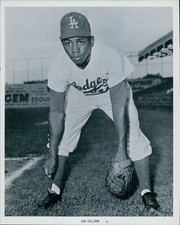Jim Gilliam Los Angeles Dodgers Unsigned 8x10 Promo Page Photo A