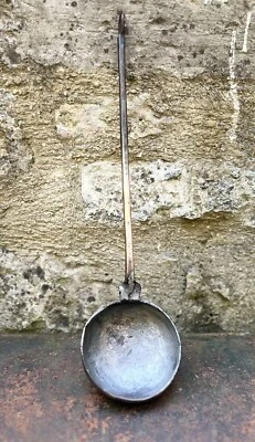 louche ancienne en cuivre. XIXieme siècle. - Photo 1/4