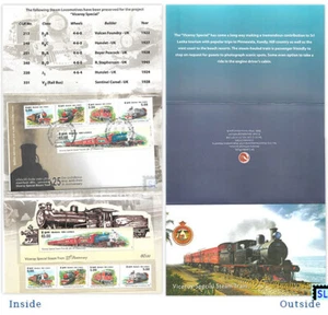 Sri Lanka Stamps 2011, Trains, Folder with MS, FDC, MNH Set - Picture 1 of 1