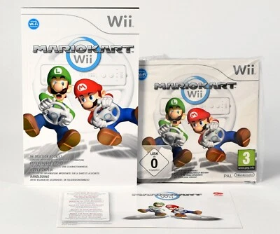 Nintendo Wii,Mario Kart in Pappschuber/Sleeve inkl. Anleitung und Nintendo Club - Bild 1 von 4