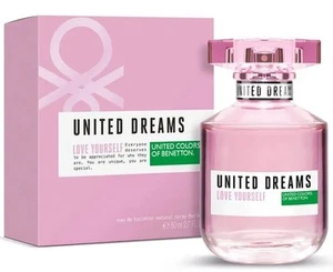 UNITED DREAMS LOVE YOURSELF * Benetton 2.7 oz / 80 ml EDT Women Perfume Spray - Picture 1 of 1