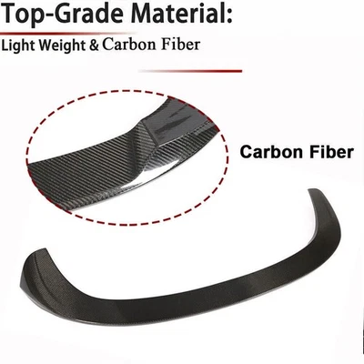 Alerón techo trasero carbono real para Mercedes W166 GLE400 GLE43 63 2015-18 Foto 1 de 4