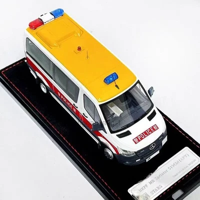 STARS 1/43 SPRINTER 519CDI Hong Kong Police Car Assault Car Resin Car Model - Image 1 of 4