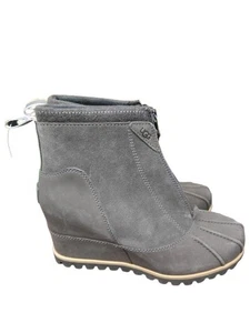 BOTINES CON CUÑA DE CUERO MISMATE UGG REGGIE THUNDERCLOUD EE. UU. 7 Y 7,5 - Imagen 1 de 10