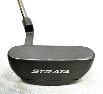 Callaway Golf Strata Mallet Putter Left Handed Blue Lines Golf Club 34 Inches - Image 1 of 4