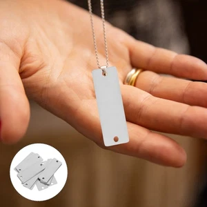  20pcs Metal Stamps Blanks Dog Tags Stainless Steel Tags Stamping Blanks For - Picture 1 of 12