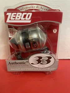 Nuevo en Paquete Estilo Vintage Zebco Auténtico 33 Spincast NUEVO En Paquete Original Sin Abrir - Imagen 1 de 4