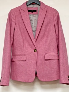 Blazer autunnale Next colore rosa chiaro taglia 10 misto lana - Foto 1 di 8