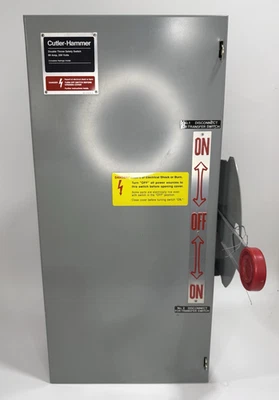 Eaton Cutler Hammer, DT222UGK, 60 amp, 2-Pole Heavy Duty Double-Throw Non-Fused - Image 1 of 4