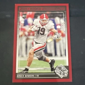 2024 Score - Brock Bowers Red Color Match #310 (RC) - Picture 1 of 2