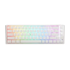 One 3 SF Pure White 65% Hotswap RGB Mechanical Keyboard (Cherry MX Silver) - Picture 1 of 4