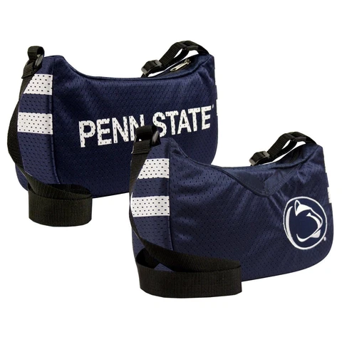 PENN STATE NITTANY LION NCAA JERSEY PURSE BAG W/ZIPPER ~ NIP! Cover