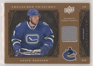 2009-10 Upper Deck Artifacts Treasured Swatches Retail Steve Bernier #TSR-SB