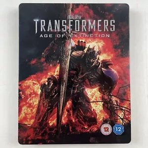 Transformers Age Of Extinction Blu-Ray Steelbook UK Release Region Free VGC - Picture 1 of 5
