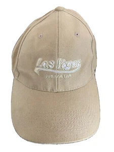 Las Vegas Nevada Beige Hat Cap Adjustable Strap Surfware Hawaiian Classics  - Picture 1 of 8