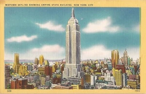 NEW YORK CITY - Empire State Building - Midtown Manhattan Skyline - Picture 1 of 2