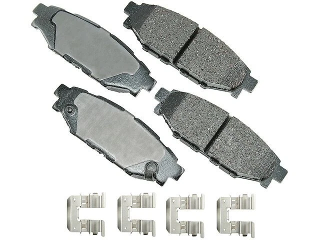 For 2013-2017 Subaru BRZ Brake Pad Set Rear Akebono 88353DX 2014 2015 2016 - Image 1 of 2