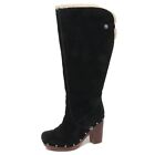 F0160 (NO BOX) stivale donna black UGG scarpe suede boot shoe woman