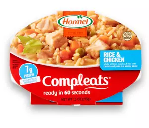 HORMEL COMPLEATS Bandeja Microondas Arroz y Pollo, 7.5 Onzas (Pack de 7) - Imagen 1 de 3