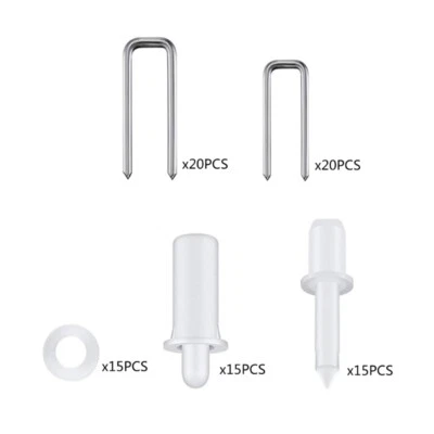 85Pcs Plantation Shutter Tilt-Rod Louvers for Shutter Repair Pins Washer - Image 1 of 4