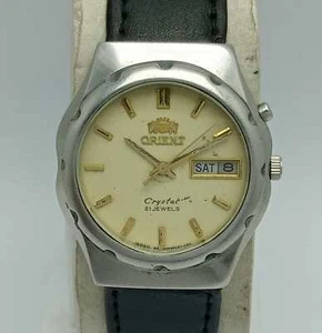 Orient Crystal Automatic Cal.46941 Day/Date Vintage Men’s Watch SHO12ARL3 - Picture 1 of 10