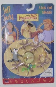 Disney's Pocahontas - Soft Jack's - Maui Toys Inc. - 1995 - *NUOVO SIGILLATO* Vintage - Foto 1 di 9