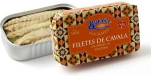 Briosa Gourmet - Filetes de Caballa Enlatada en Aceite de Oliva - 5 latas x 120 gr - Imagen 1 de 1