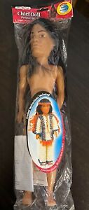 Fibre Craft 15" Chief Doll NEW Native American Indian w/Bonus Bead Kit #3211 New