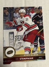 2017-18 Upper Deck Hockey #35 Lee Stempniak Carolina Hurricanes High Gloss 6/10