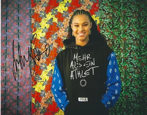 SATOU SABALLY Signed 8 x 10 Photo WNBA Basketball DALLAS WINGS Oregon Ducks - Picture 1 of 1