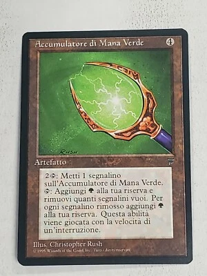 MTG Green Mana Battery (Italian Legends/Artifact/U) - BGM - Image 1 of 2