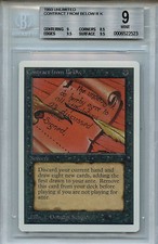 MTG Unlimited Contract From Below BGS 9.0 (9) Mint Card WOTC 2523