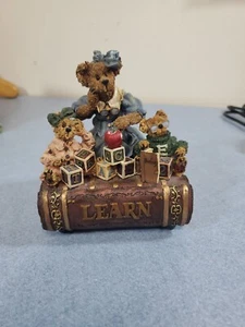 Boyds Bear Ms Bruin & Bailey The Lesson Musical Figurine Music Box 270554 Works - Picture 1 of 6