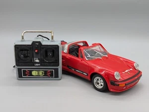 New Bright 1986 Red Porsche Remote Control RC Car Tested Works - Picture 1 of 21
